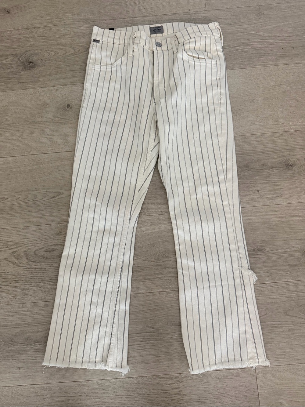 Citizens Of Humanity Drew Fray Crop Flare Jeans